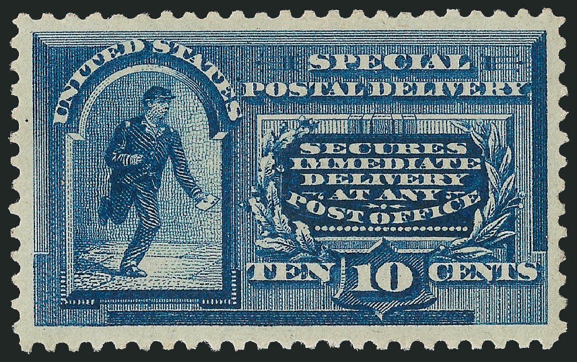 Costs of US Stamp Scott E2: 10c 1888 Special Delivery. Robert Siegel Auction Galleries, Jun 2009, Sale 975, Lot 2138
