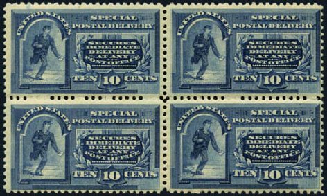 US Stamp Price Scott #E2 - 1888 10c Special Delivery. Harmer-Schau Auction Galleries, Jan 2013, Sale 96, Lot 691