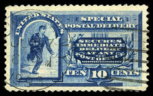 US Stamp Prices Scott Catalogue E2: 1888 10c Special Delivery. Matthew Bennett International, Sep 2011, Sale 338, Lot 2004