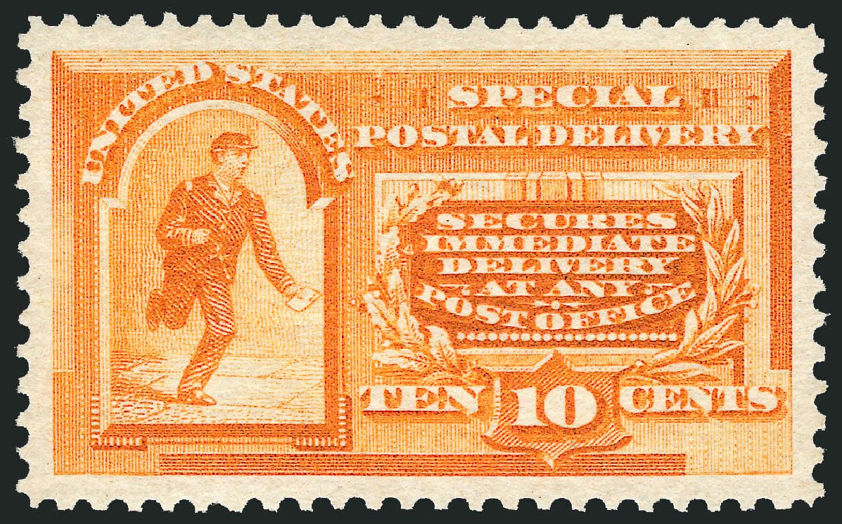 US Stamps Prices Scott Catalogue #E3: 1893 10c Special Delivery. Robert Siegel Auction Galleries, Mar 2013, Sale 1040, Lot 2097