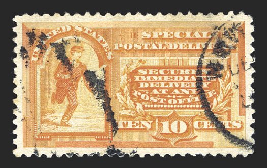 US Stamp Prices Scott Catalog #E3 - 1893 10c Special Delivery. Spink Shreves Galleries, Mar 2013, Sale 142, Lot 431
