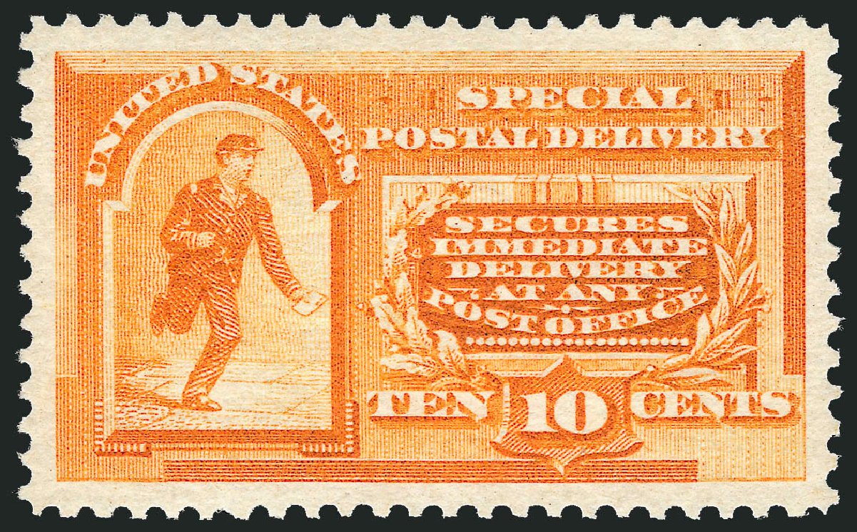 Price of US Stamp Scott Cat. # E3: 1893 10c Special Delivery. Robert Siegel Auction Galleries, Nov 2012, Sale 1034, Lot 534