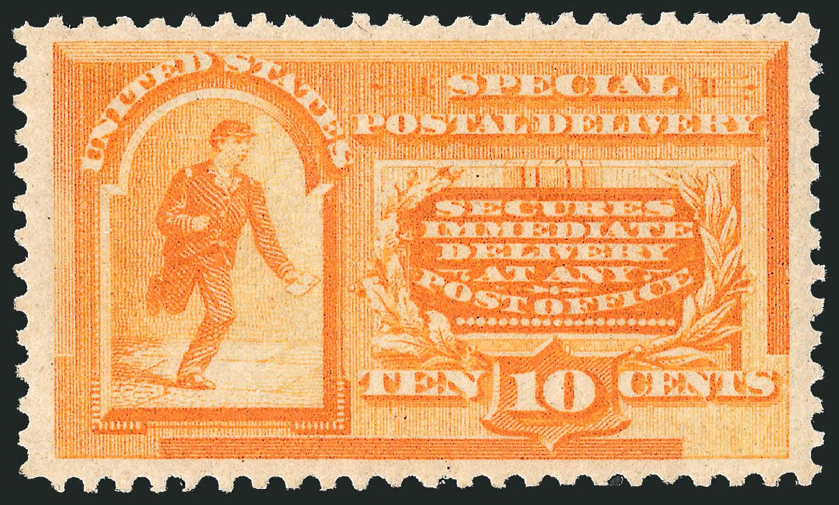 Price of US Stamps Scott Cat. # E3: 10c 1893 Special Delivery. Robert Siegel Auction Galleries, Dec 2011, Sale 1017, Lot 906