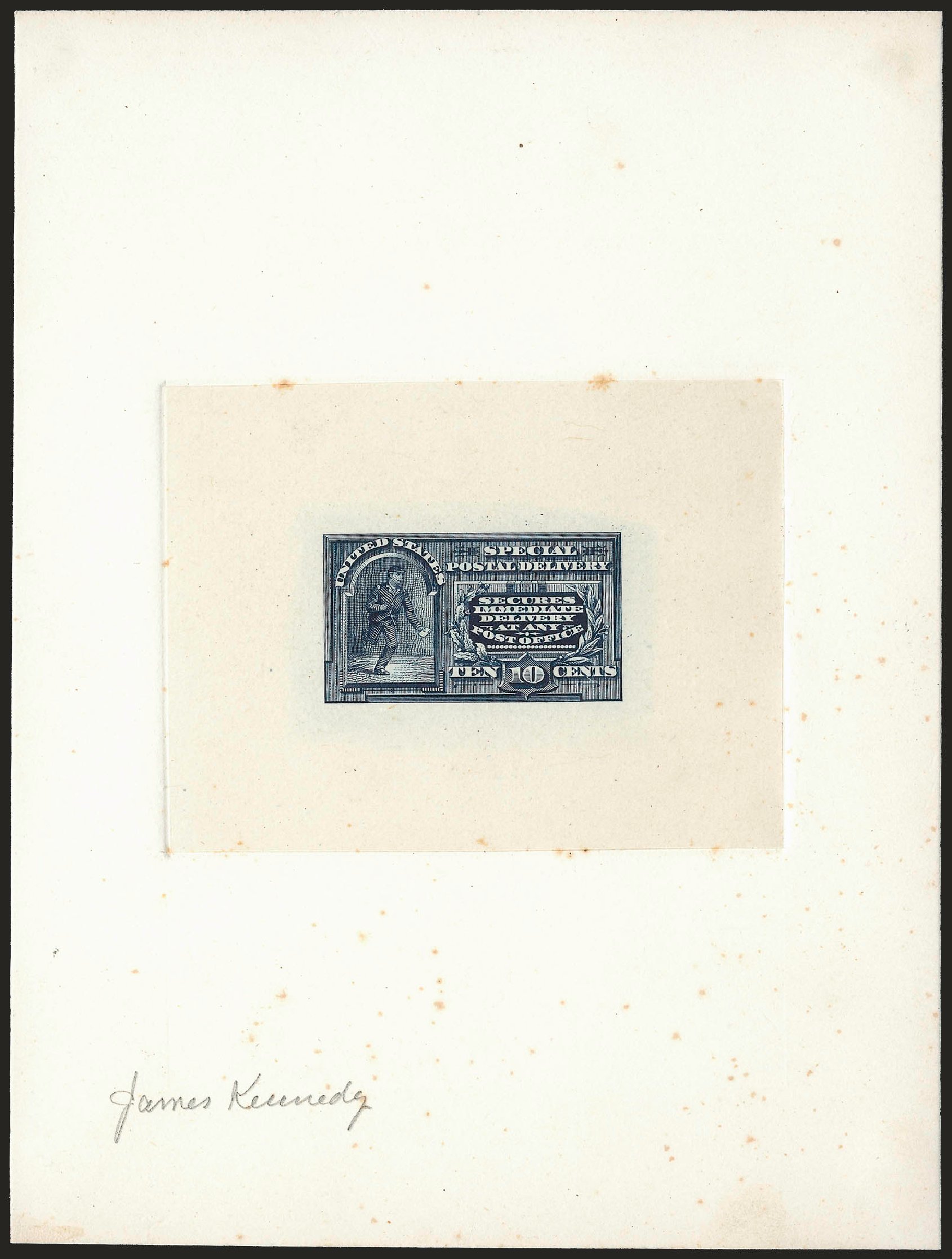 US Stamps Value Scott E4 - 10c 1894 Special Delivery. Robert Siegel Auction Galleries, Dec 2009, Sale 977, Lot 597