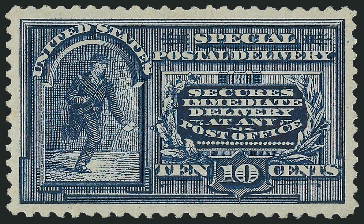 US Stamps Prices Scott Catalogue E4 - 10c 1894 Special Delivery. Robert Siegel Auction Galleries, Dec 2009, Sale 978, Lot 1118
