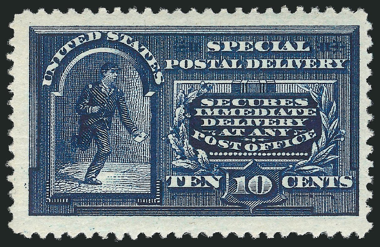 US Stamps Price Scott Catalog # E4: 1894 10c Special Delivery. Robert Siegel Auction Galleries, Mar 2014, Sale 1067, Lot 1670