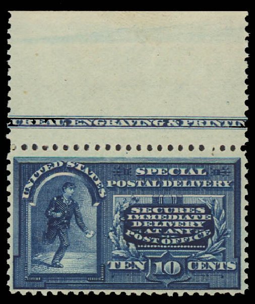 Prices of US Stamps Scott Catalog #E4: 1894 10c Special Delivery. Daniel Kelleher Auctions, Jun 2012, Sale 630, Lot 1994