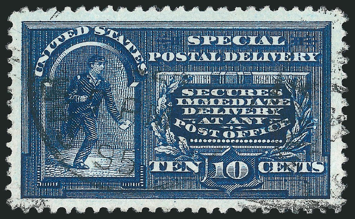 US Stamp Value Scott Cat. E4: 10c 1894 Special Delivery. Robert Siegel Auction Galleries, Mar 2014, Sale 1067, Lot 1674