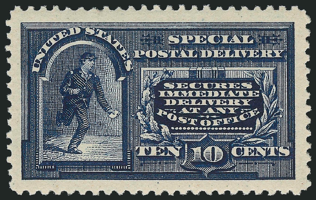 Cost of US Stamp Scott Cat. #E4: 1894 10c Special Delivery. Robert Siegel Auction Galleries, Nov 2012, Sale 1034, Lot 535