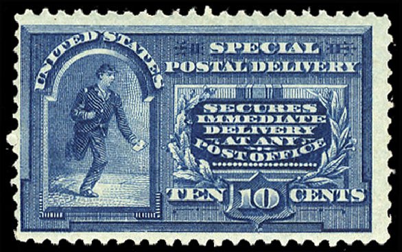 Costs of US Stamps Scott Catalogue #E4 - 10c 1894 Special Delivery. Cherrystone Auctions, Apr 2010, Sale 201004, Lot 312