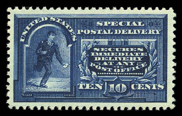 Price of US Stamps Scott Catalog #E4: 10c 1894 Special Delivery. Matthew Bennett International, Sep 2010, Sale 331, Lot 883