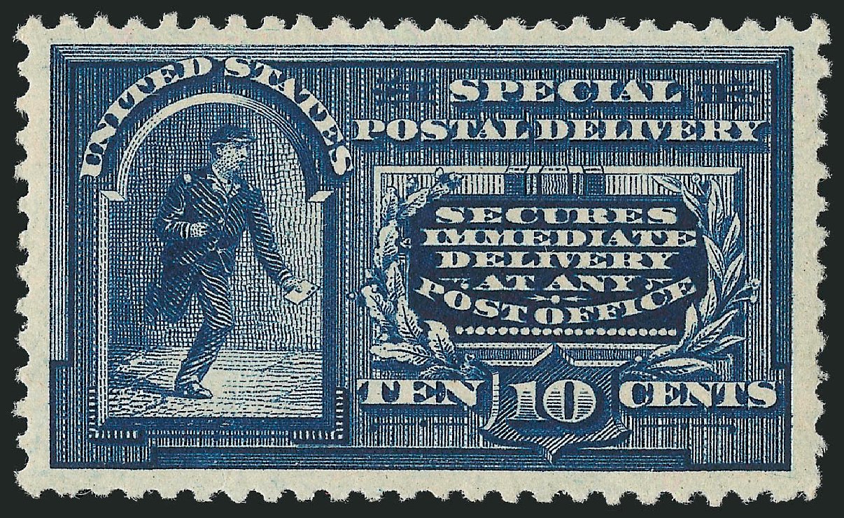 US Stamps Price Scott #E4 - 10c 1894 Special Delivery. Robert Siegel Auction Galleries, Apr 2010, Sale 984, Lot 1093