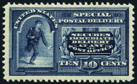 US Stamp Price Scott Catalog E4 - 10c 1894 Special Delivery. Harmer-Schau Auction Galleries, Aug 2012, Sale 94, Lot 1746