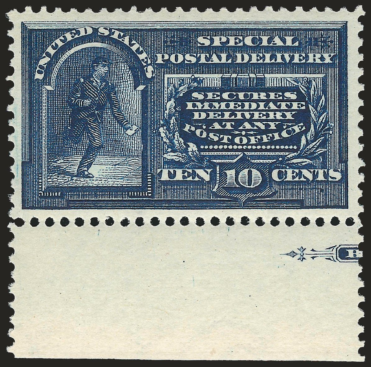 Values of US Stamp Scott Catalog # E5 - 10c 1895 Special Delivery. Robert Siegel Auction Galleries, Dec 2009, Sale 982, Lot 6067