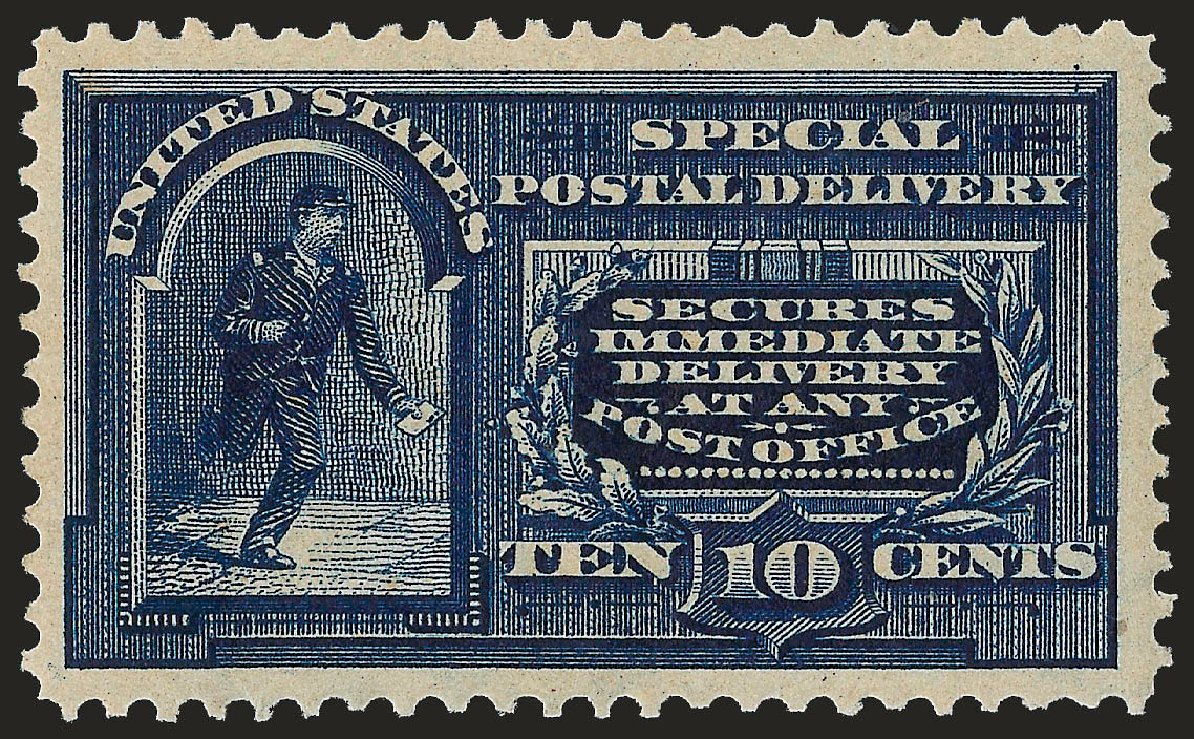 US Stamps Value Scott Cat. E5: 1895 10c Special Delivery. Robert Siegel Auction Galleries, Apr 2010, Sale 984, Lot 1097