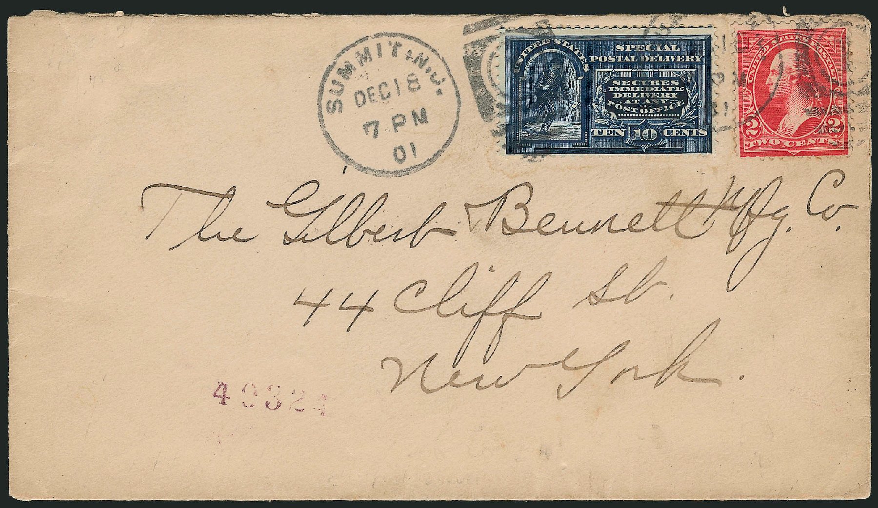 Prices of US Stamp Scott Catalog E5: 1895 10c Special Delivery. Robert Siegel Auction Galleries, Dec 2009, Sale 977, Lot 628