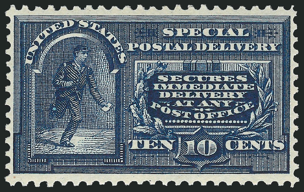 US Stamp Prices Scott Catalogue #E5: 10c 1895 Special Delivery. Robert Siegel Auction Galleries, Dec 2009, Sale 982, Lot 6068