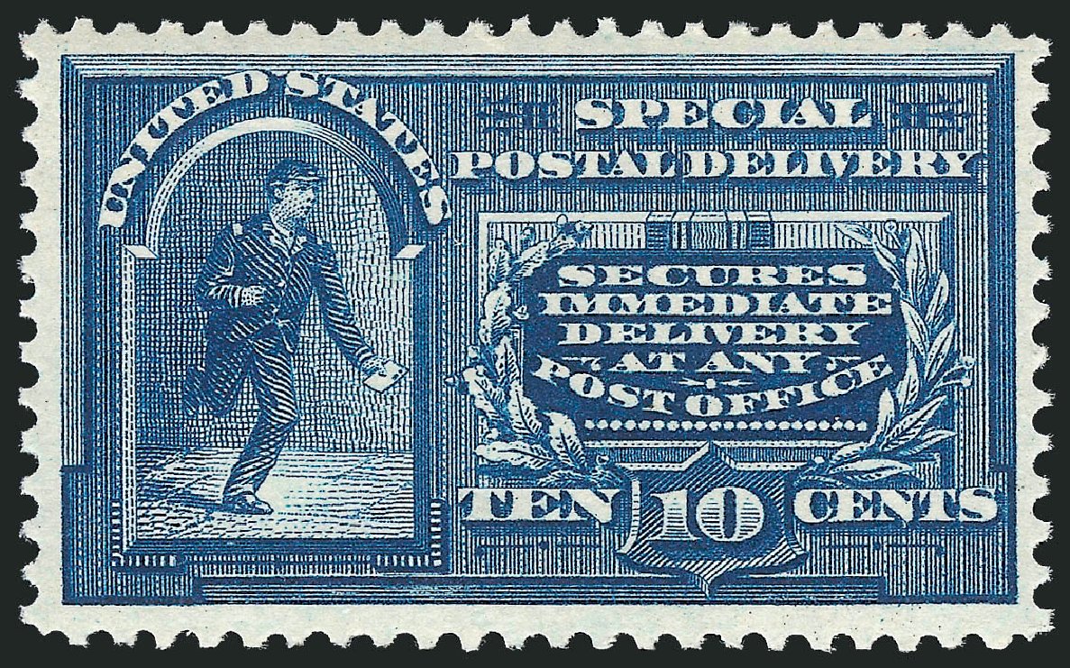 Prices of US Stamp Scott Catalogue E5 - 10c 1895 Special Delivery. Robert Siegel Auction Galleries, Oct 2011, Sale 1014, Lot 2219