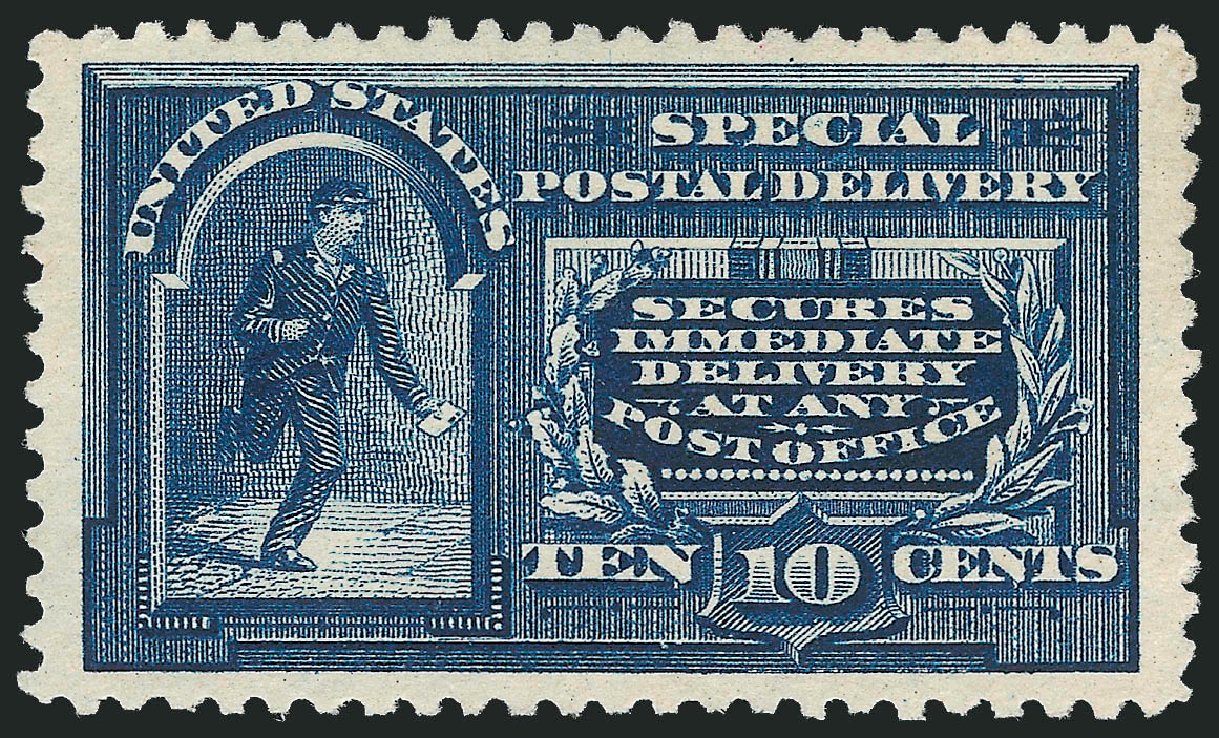 Cost of US Stamp Scott Catalogue # E5 - 1895 10c Special Delivery. Robert Siegel Auction Galleries, Dec 2009, Sale 982, Lot 6069