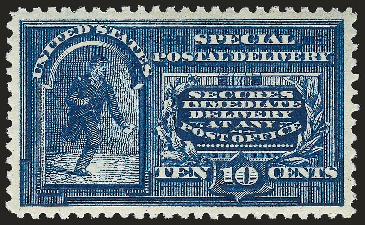 Cost of US Stamp Scott Catalogue E5: 10c 1895 Special Delivery. Robert Siegel Auction Galleries, Sep 2009, Sale 968B, Lot 771