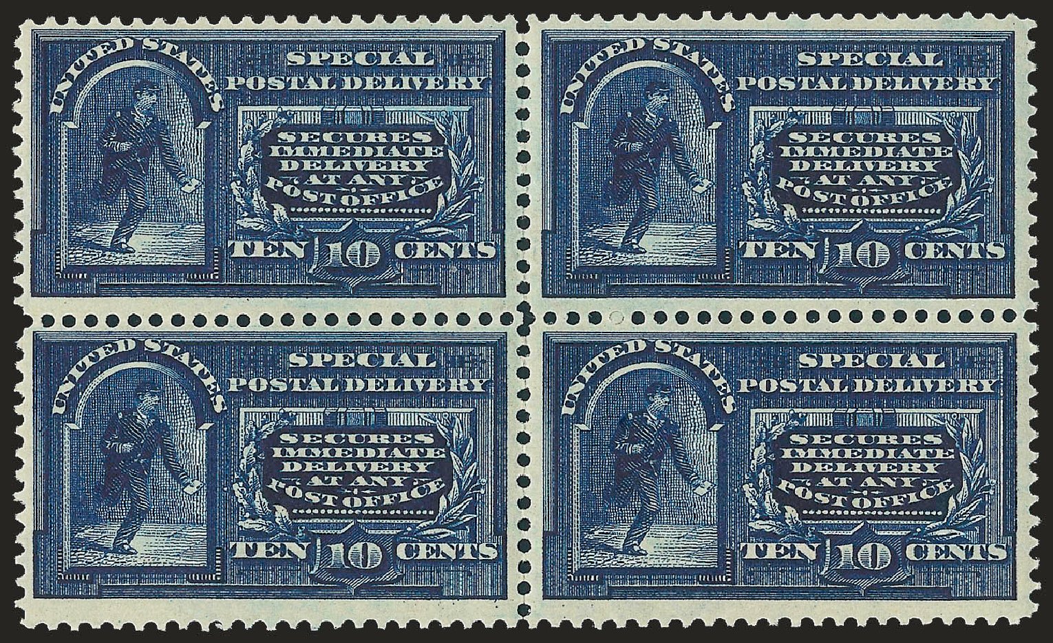 Prices of US Stamps Scott Catalog #E5 - 10c 1895 Special Delivery. Robert Siegel Auction Galleries, Dec 2009, Sale 977, Lot 614