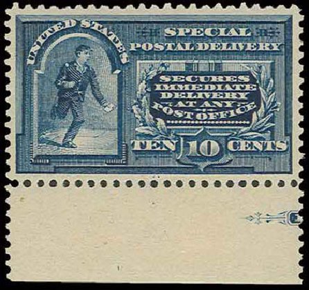 US Stamps Price Scott Catalog #E5 - 10c 1895 Special Delivery. H.R. Harmer, Nov 2013, Sale 3004, Lot 1375