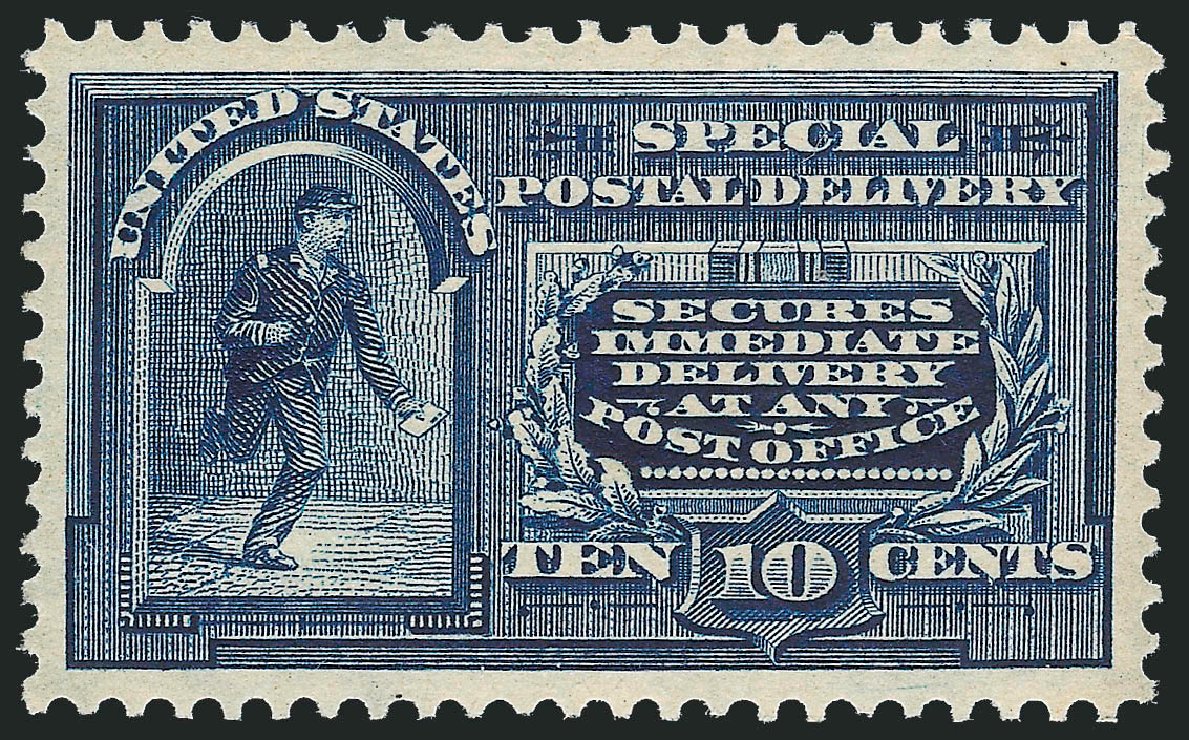 US Stamps Price Scott Catalogue E5 - 1895 10c Special Delivery. Robert Siegel Auction Galleries, Dec 2010, Sale 1000, Lot 1275
