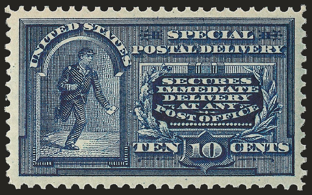 US Stamp Value Scott Catalogue # E5 - 1895 10c Special Delivery. Robert Siegel Auction Galleries, Jun 2009, Sale 975, Lot 2145