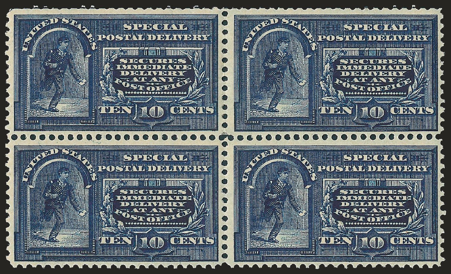 Values of US Stamp Scott Catalog # E5 - 1895 10c Special Delivery. Robert Siegel Auction Galleries, Dec 2009, Sale 977, Lot 615