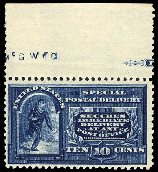 Price of US Stamps Scott # E5: 10c 1895 Special Delivery. Cherrystone Auctions, Oct 2012, Sale 201210, Lot 172