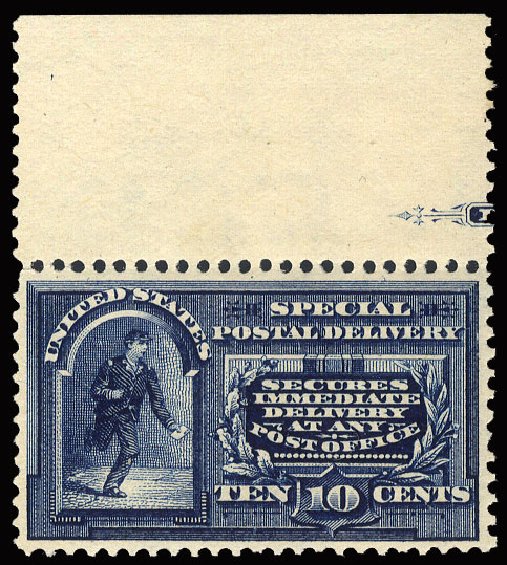 US Stamp Price Scott Catalog E5 - 1895 10c Special Delivery. Cherrystone Auctions, Mar 2013, Sale 201303, Lot 112