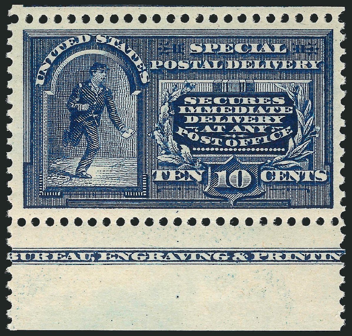 US Stamp Price Scott Catalogue # E5: 10c 1895 Special Delivery. Robert Siegel Auction Galleries, Nov 2013, Sale 1061, Lot 4092