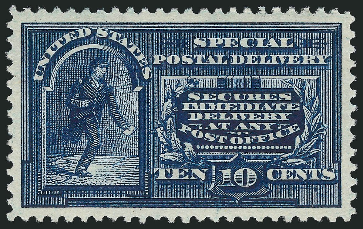 US Stamp Price Scott Catalog # E5 - 10c 1895 Special Delivery. Robert Siegel Auction Galleries, Nov 2012, Sale 1034, Lot 536