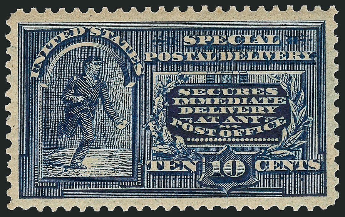 Prices of US Stamps Scott Catalogue #E5: 10c 1895 Special Delivery. Robert Siegel Auction Galleries, Mar 2015, Sale 1094, Lot 16