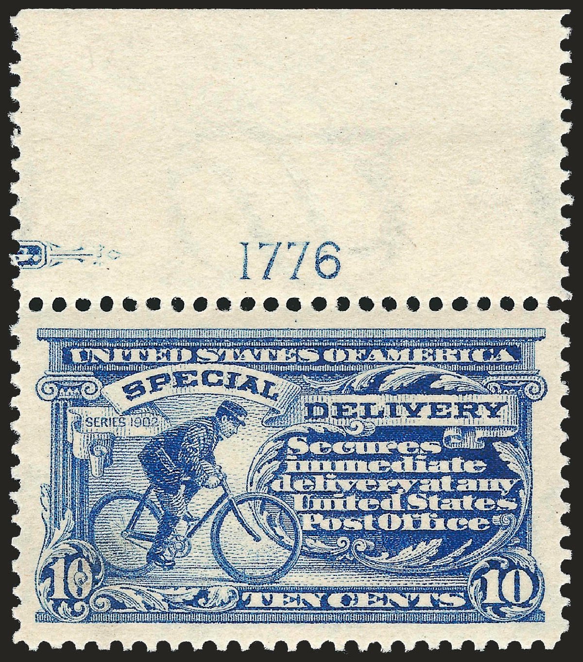 US Stamps Prices Scott Cat. E6 - 10c 1902 Special Delivery. Robert Siegel Auction Galleries, Dec 2008, Sale 967, Lot 5078
