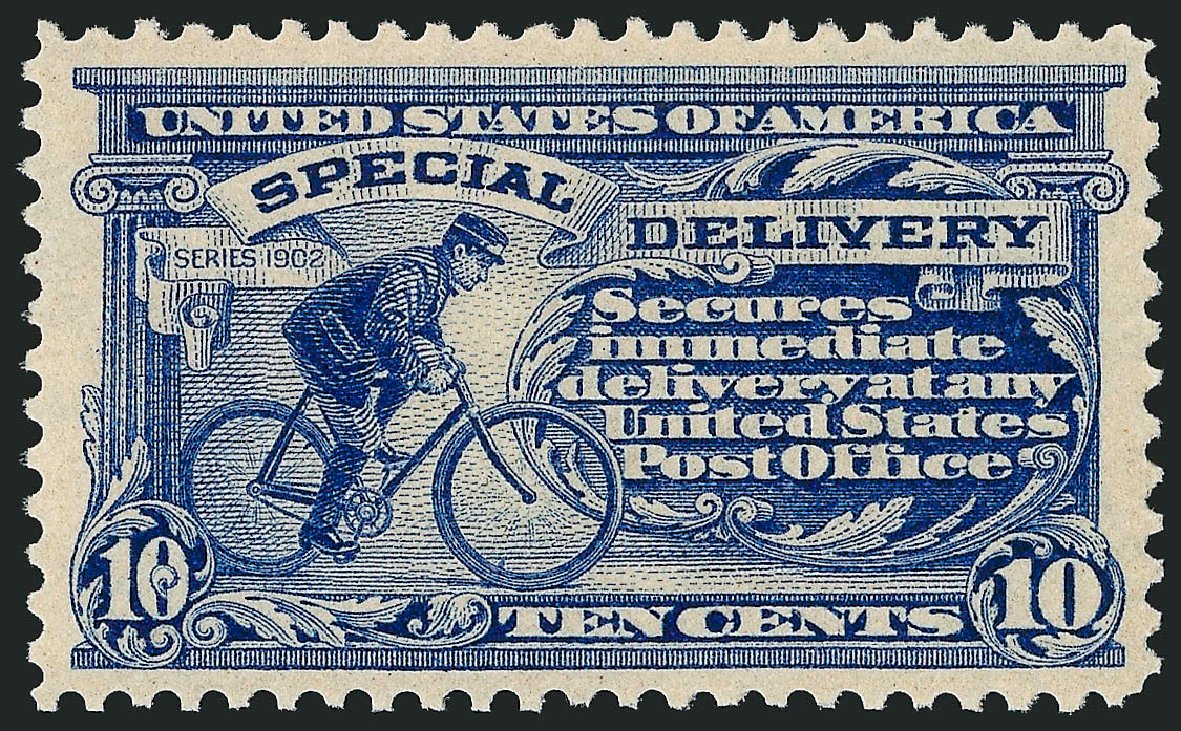 Cost of US Stamps Scott Cat. # E6 - 1902 10c Special Delivery. Robert Siegel Auction Galleries, Sep 2008, Sale 962, Lot 2979