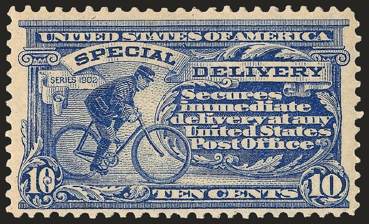 Prices of US Stamps Scott Catalogue # E6 - 10c 1902 Special Delivery. Robert Siegel Auction Galleries, Dec 2008, Sale 967, Lot 5079