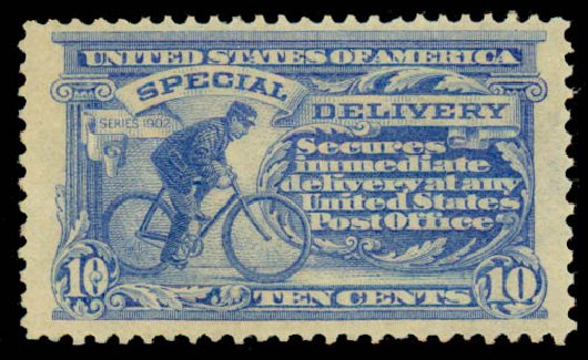 US Stamps Prices Scott Catalogue #E6: 1902 10c Special Delivery. Daniel Kelleher Auctions, Sep 2013, Sale 639, Lot 3760