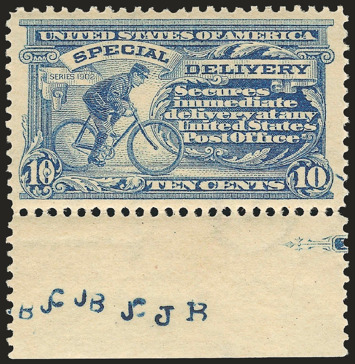 US Stamp Price Scott Catalogue #E6 - 10c 1902 Special Delivery. Robert Siegel Auction Galleries, Apr 2009, Sale 972, Lot 3401