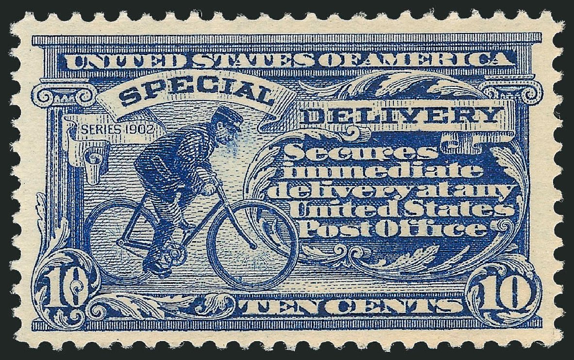 US Stamp Value Scott # E6 - 1902 10c Special Delivery. Robert Siegel Auction Galleries, Nov 2013, Sale 1061, Lot 4094