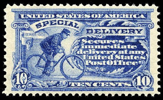 Prices of US Stamps Scott Cat. # E6: 1902 10c Special Delivery. Matthew Bennett International, Apr 2008, Sale 326, Lot 595