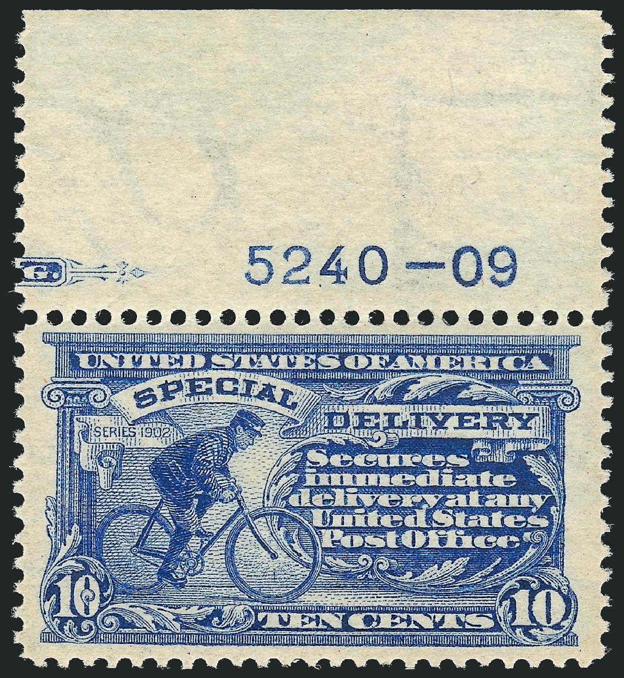 US Stamp Values Scott Catalogue E6 10c 1902 Special Delivery