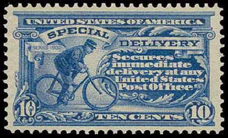 Cost of US Stamp Scott Catalog E6 - 1902 10c Special Delivery. H.R. Harmer, Nov 2013, Sale 3004, Lot 1376