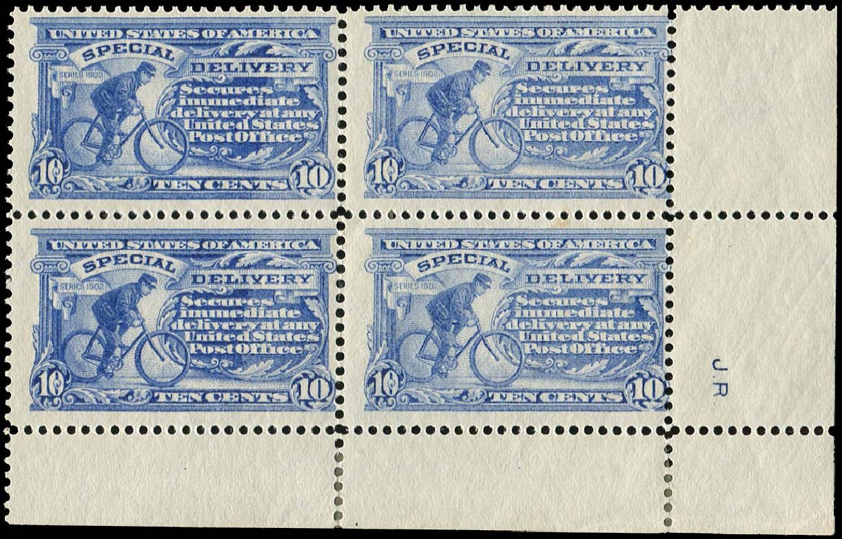Costs of US Stamps Scott #E6 - 1902 10c Special Delivery. Regency-Superior, Nov 2014, Sale 108, Lot 1126