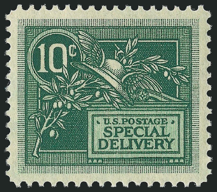 US Stamps Price Scott Cat. #E7 - 1908 10c Special Delivery. Robert Siegel Auction Galleries, Oct 2011, Sale 1014, Lot 2225