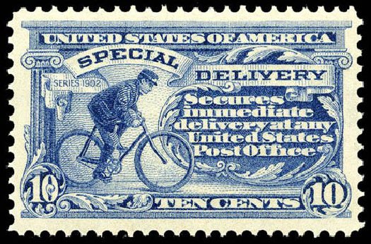 US Stamp Price Scott Cat. E8 - 10c 1911 Special Delivery. Matthew Bennett International, Apr 2008, Sale 326, Lot 599