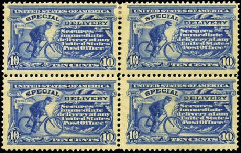 Prices of US Stamp Scott Catalogue # E8 - 10c 1911 Special Delivery. Harmer-Schau Auction Galleries, Feb 2012, Sale 92, Lot 1289