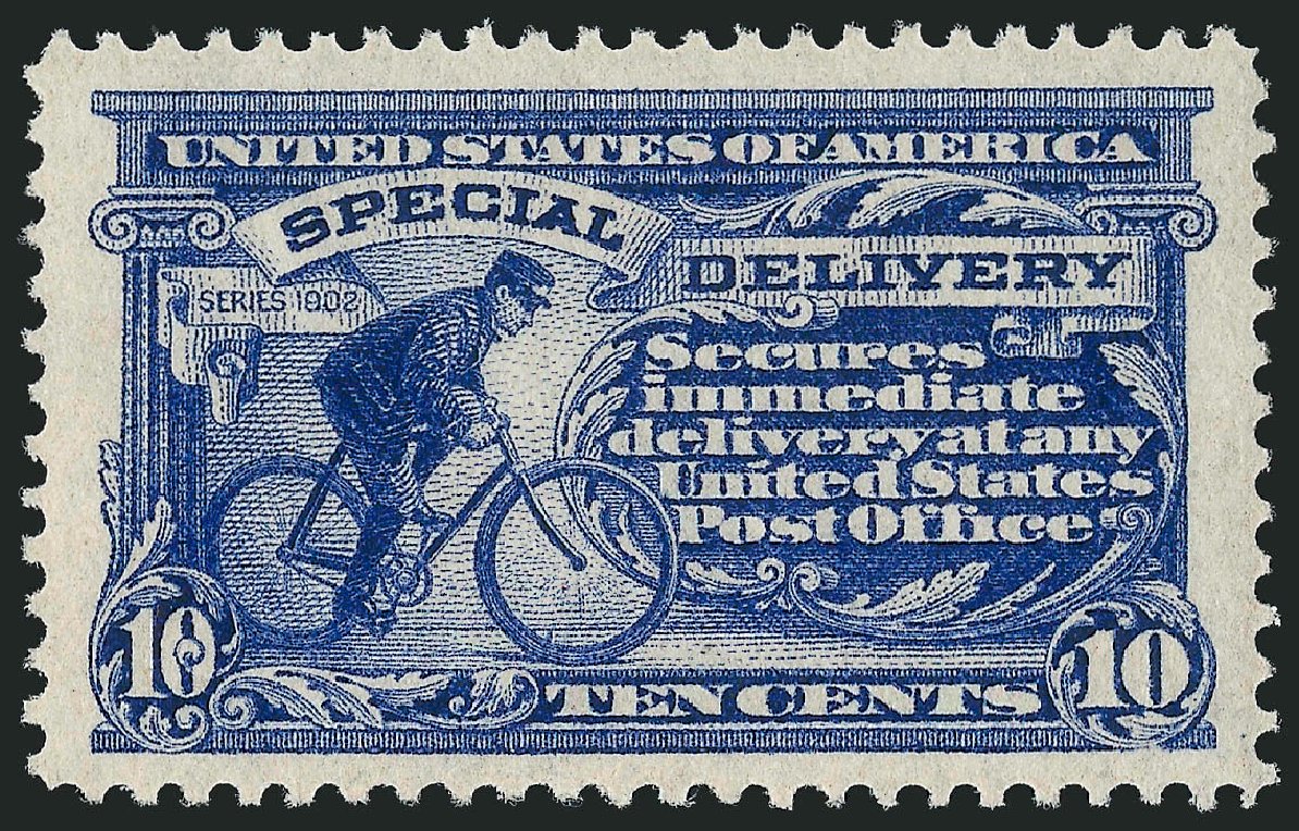 Costs of US Stamp Scott Cat. #E8 - 10c 1911 Special Delivery. Robert Siegel Auction Galleries, Mar 2012, Sale 1019, Lot 939