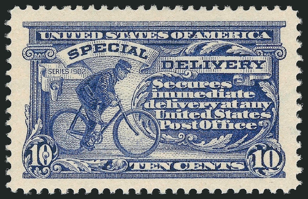 US Stamp Price Scott Catalog E8 - 10c 1911 Special Delivery. Robert Siegel Auction Galleries, Nov 2012, Sale 1034, Lot 539