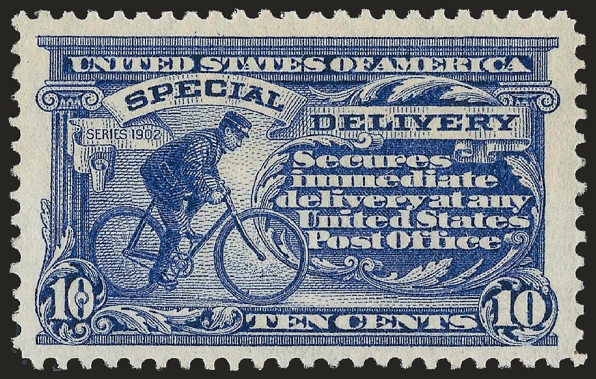 Values of US Stamps Scott #E8 - 1911 10c Special Delivery. Robert Siegel Auction Galleries, Apr 2010, Sale 984, Lot 1101